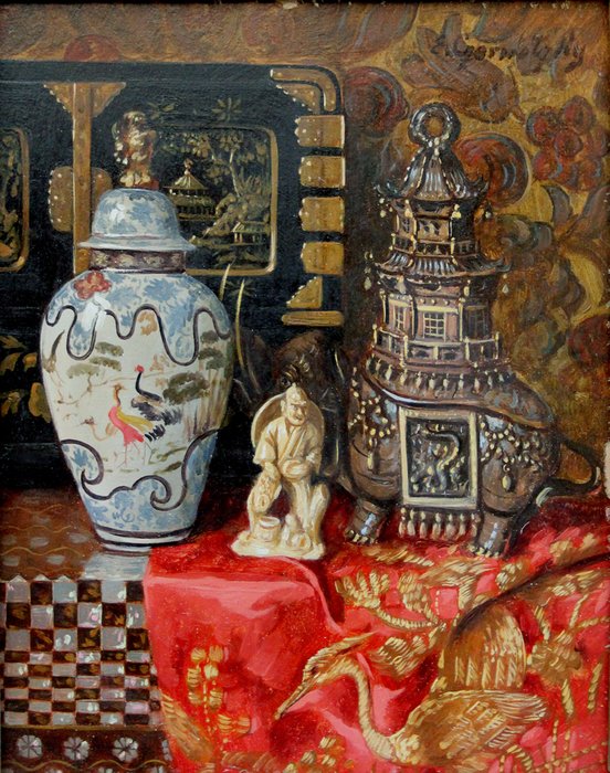 Ernst Czernotzky (1869 - 1939 ) - Chinese Still life