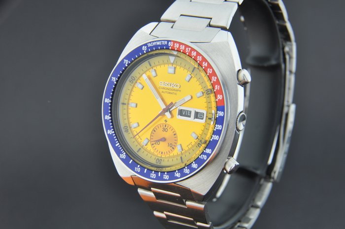 Seiko - Pogue Chronograph Pepsi Bezel - 6139-6002 - Mænd - 1970-1979