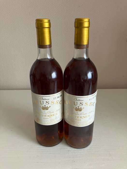 1985 Chateau Rieussec - Bordeaux, Sauternes 1er Grand Cru Classé - 2 Flasker (0,75 L)