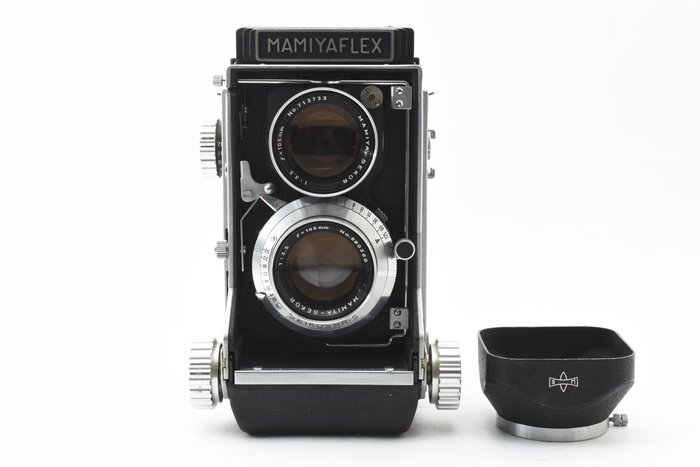 Mamiya Mamiyaflex C2 + 105mm f3.5 To-øjet spejlreflekskamera (TLR)