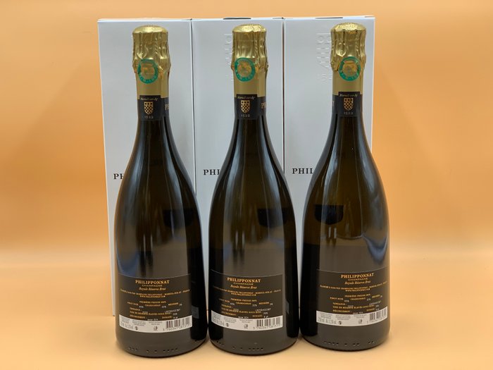 Philipponnat, Royale Réserve - Champagne Brut - 3 Flasker (0,75 L)