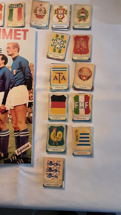 Variant Panini - World Cup England 1966 - 1 Empty album + complete loose sticker set