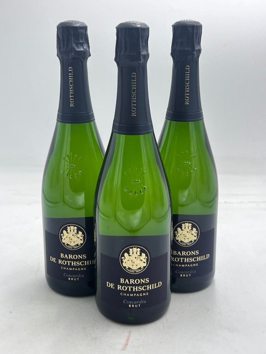 Barons de Rothschild, Concordia - Champagne Brut - 3 Flasker (0,75 L)