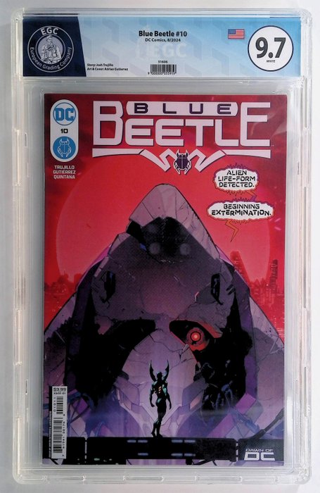 Blue Beetle #10 - EGC graded 9.7 - 1 Graded comic - 2024