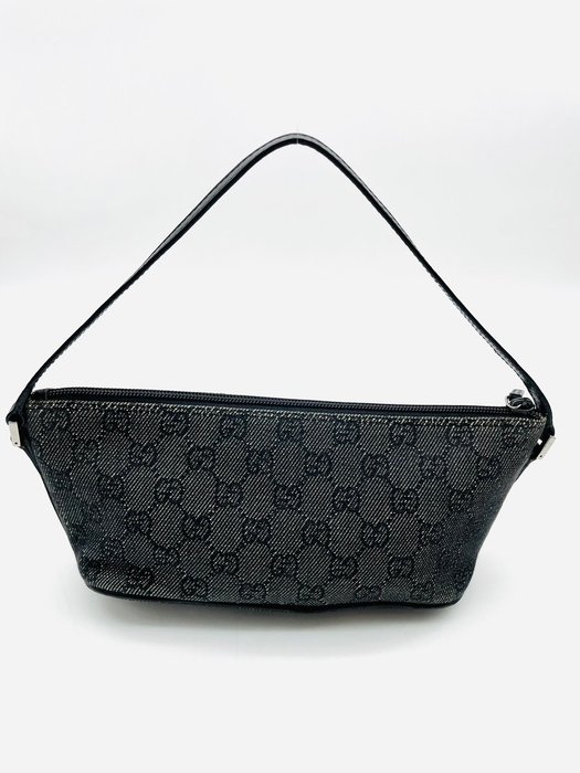 Gucci - GG Denim Accessory Pouch - Håndtaske