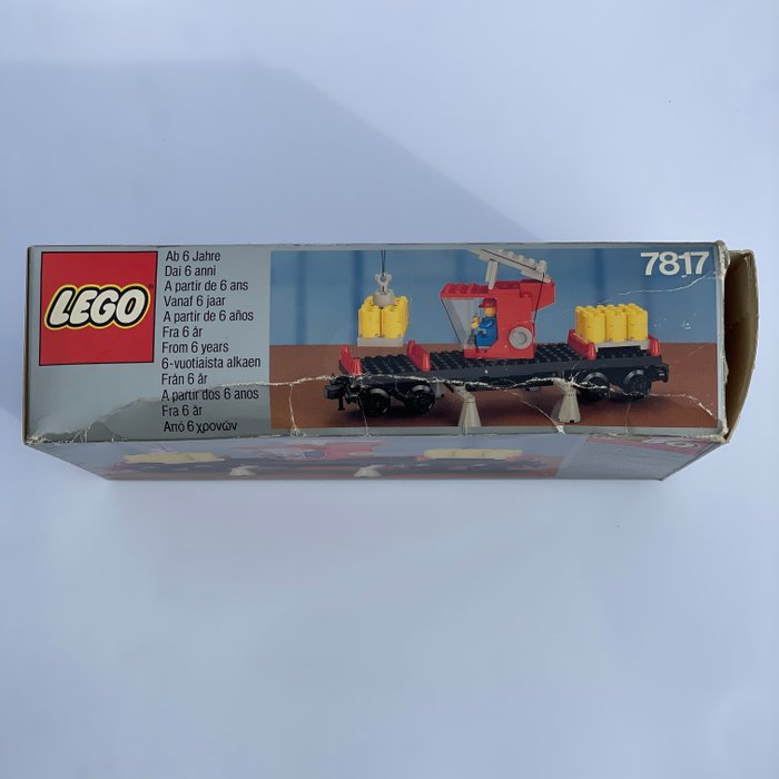 Lego - lego 7817 Crane Wagon met doos uit 1985