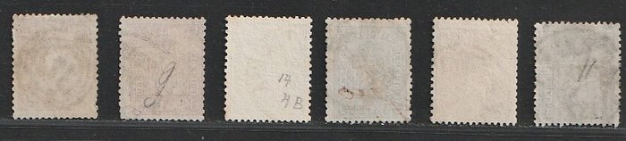 Norge 1867 - Bedre sat - Michel 11/15a, 15b