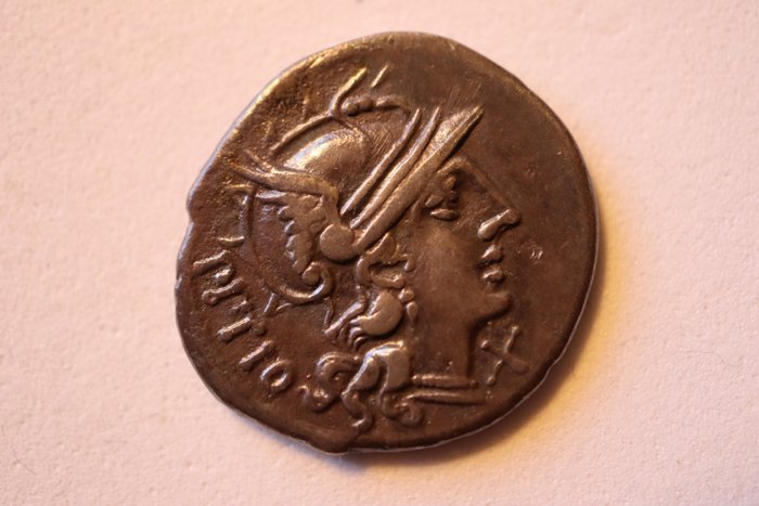 Romerska republiken. L. Sempronius Pitio, 148 BC. Denarius Rome  (Ingen mindstepris)