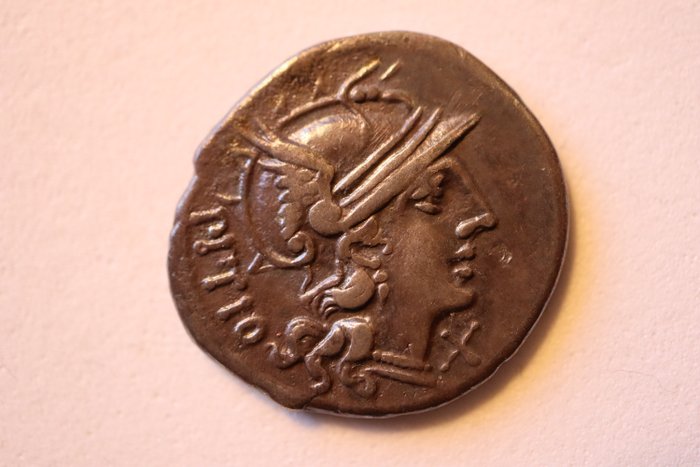 Romerska republiken. L. Sempronius Pitio, 148 BC. Denarius Rome  (Ingen mindstepris)