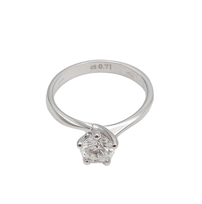 Massimo Raiteri - 18 kraat Hvidguld - Ring - 0.71 ct Diamant