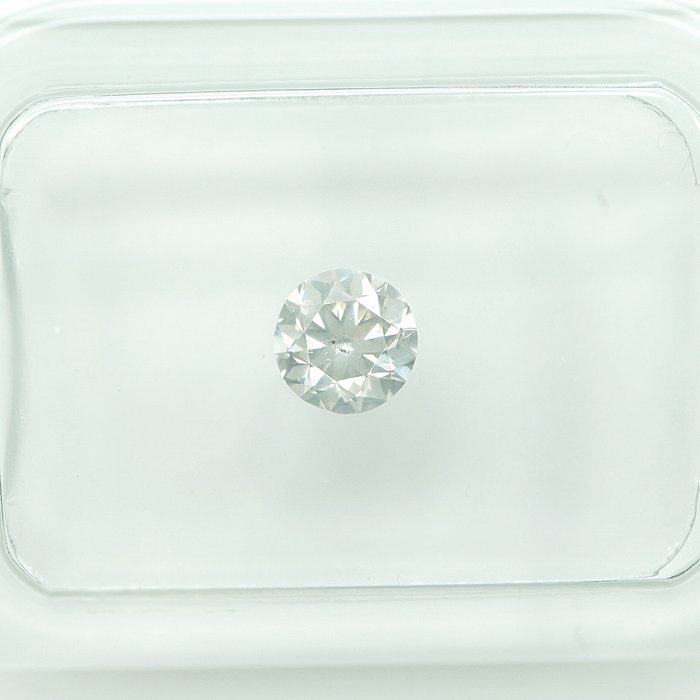 1 pcs Diamant  (Natur)  - 0.40 ct - H - I1 - Gem Report Antwerp (GRA)