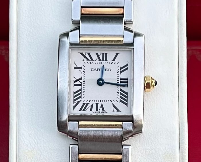 Cartier - Tank Française - 2384 - Kvinder - 2000-2010