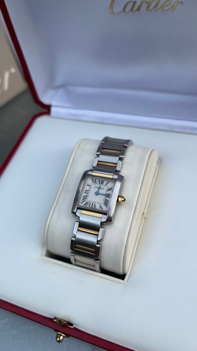 Cartier - Tank Française - 2384 - Kvinder - 2000-2010