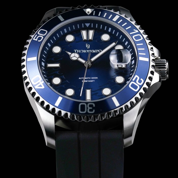 Tecnotempo - Diver 500M/1650ft WR - Blue - - Ingen mindstepris - TT.500.DBL - Mænd - 2011-nu