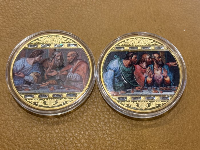 Verden. Medal ND Gigant The Last Supper, Proof 2 pcs  (Ingen mindstepris)