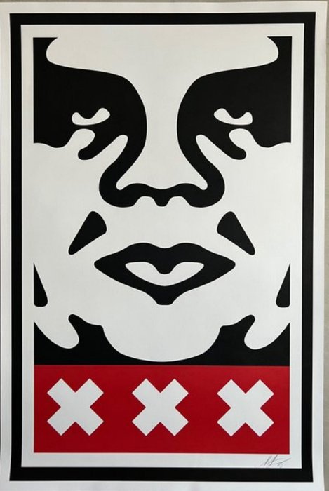 Shepard Fairey (OBEY) (1970) - Obey Icon Amsterdam