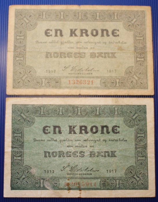 Norge - 6 banknotes - various dates  (Ingen mindstepris)