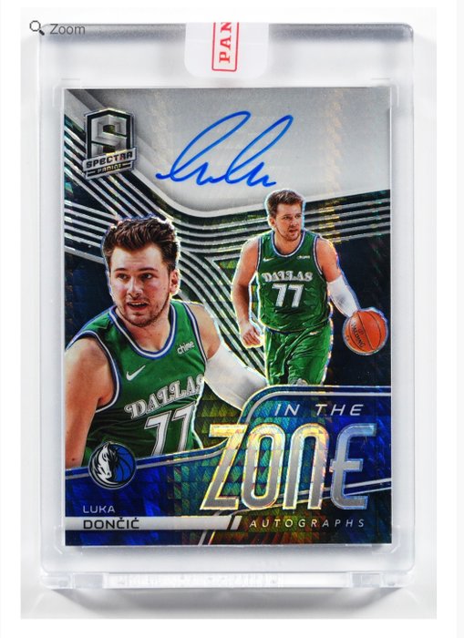 2020/21 - Panini - Spectra Basketball - Luka Doncic - #ITZ-LUK In The Zone - Autographs 05/10 - 1 Card