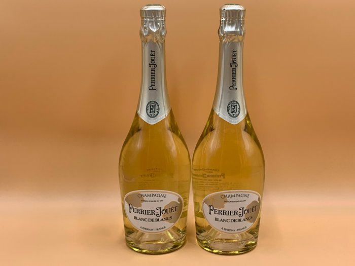 Perrier-Jouët, Brut - Champagne Blanc de Blancs - 2 Flasker (0,75 L)