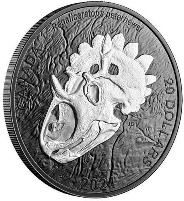 Canada. 20 Dollars 2024 "Royal Horned Face, Discovering Dinosaurs"  (Ingen mindstepris)