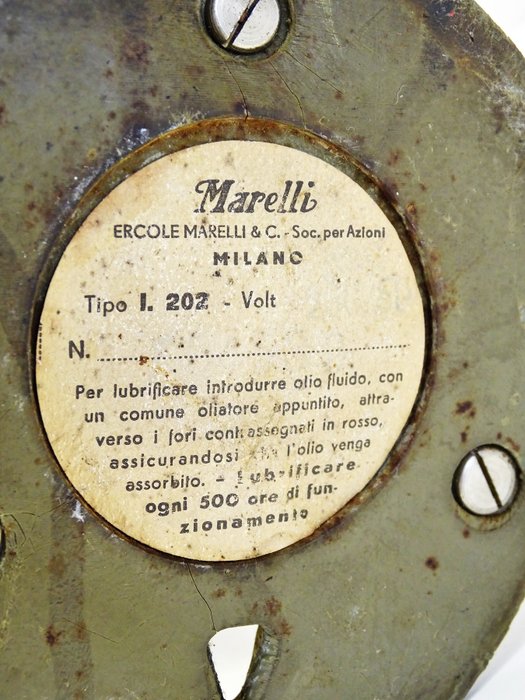 Ercole Marelli Elektrisk ventilator - Bord- eller vægventilator model "L 202" - Stål, Støbejern