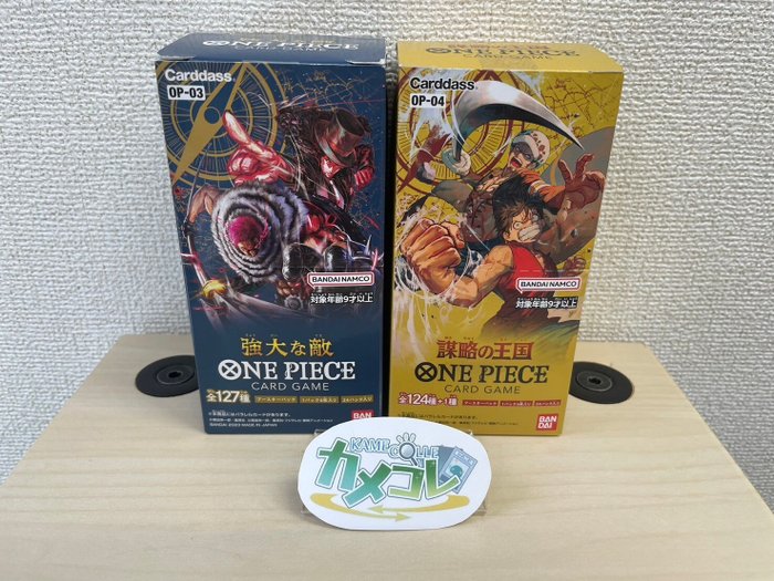 Bandai - 2 Booster box - One Piece - ONE PIECE Card Game Booster Box Japanese [OP-03 04] 1 BOX each, total 2 BOX Sealed - ONE PIECE Card Game