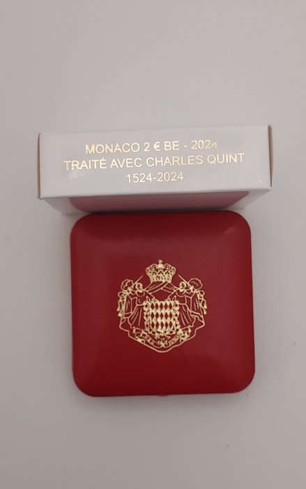 Monaco. 2 Euro 2024 "500 Ans du Traité de Burgos - Charles Quint" Proof