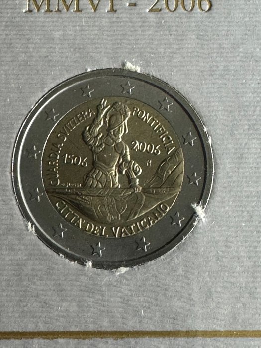 Vatikanstaten 2 Euro 2006 "Guardia Svizzera"  (Ingen mindstepris)