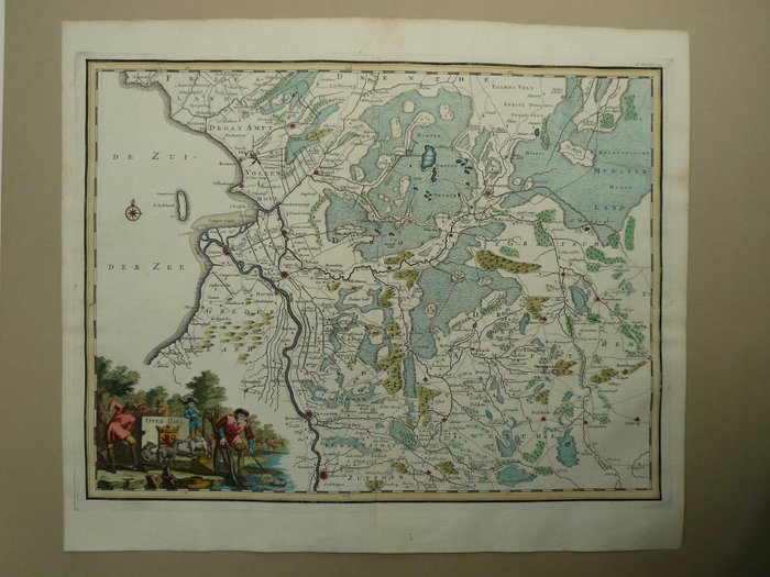 Holland - Overijssel; F. Halma. - Over-IJsel - 1701-1720