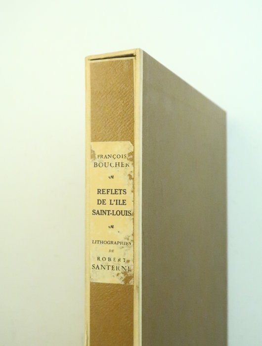François Boucher / R. Santerne - Reflets de l'île Saint-Louis - 1953