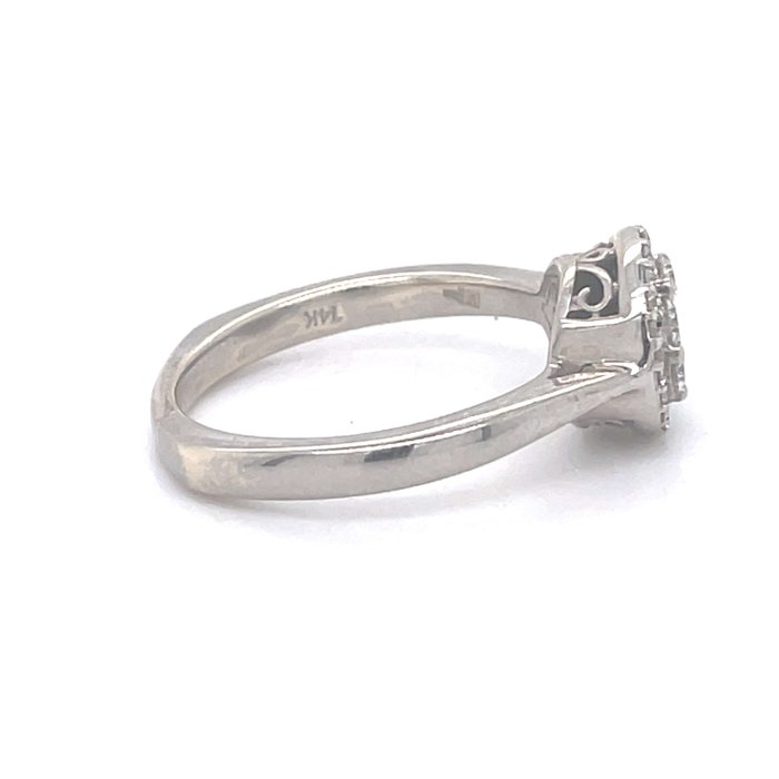 Ring -  0.53ct. tw. Diamant (Natur)