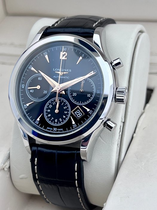 Longines - Heritage Column-Wheel Automatic Chronograph - - L2.750.4 - Mænd - 2011-nu