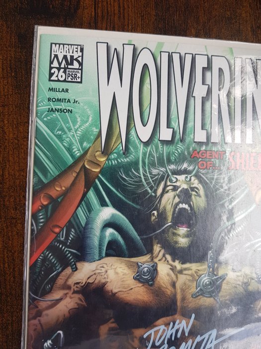 Wolverine #26 Limited at 399 Signatures ! - Signed by "Wolverine Creator" J. Romita SR !! With DF COA and Seal !! - 1 Signed comic - Første udgave/2005