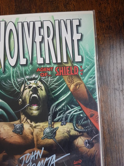 Wolverine #26 Limited at 399 Signatures ! - Signed by "Wolverine Creator" J. Romita SR !! With DF COA and Seal !! - 1 Signed comic - Første udgave/2005