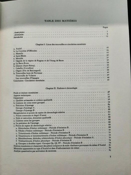 Frankrig. Monnaies Grecques en Gaule (Typos III) par Andreas E. Furtwängler