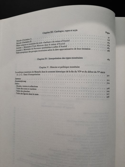 Frankrig. Monnaies Grecques en Gaule (Typos III) par Andreas E. Furtwängler