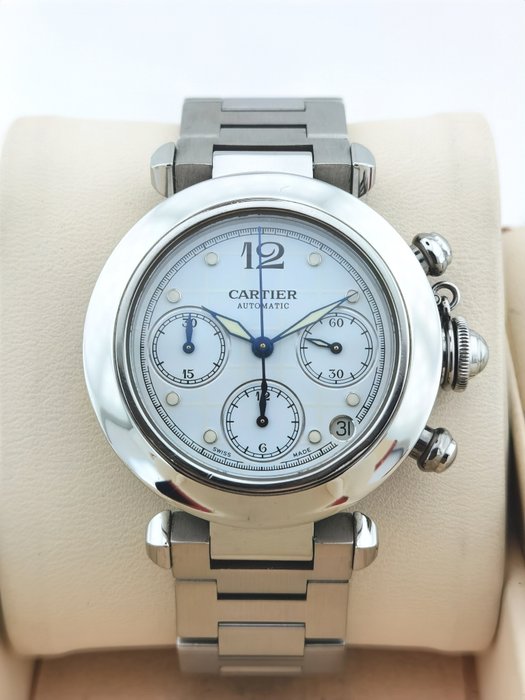 Cartier - Pasha Chronograph - 2412 - Unisex - 2000-2010