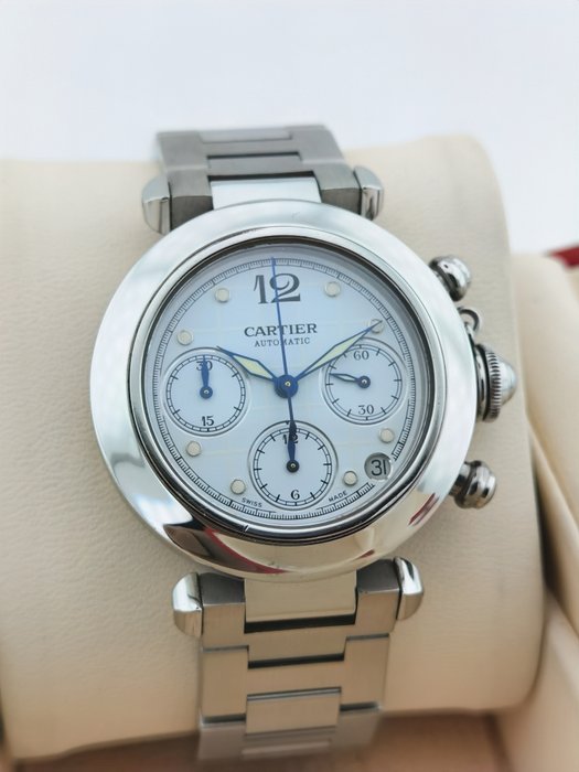 Cartier - Pasha Chronograph - 2412 - Unisex - 2000-2010