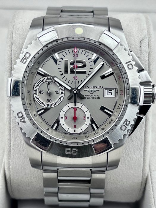 Longines - Hydroconquest Automatic Chronograph - - L3.651.4 - Mænd - 2011-nu