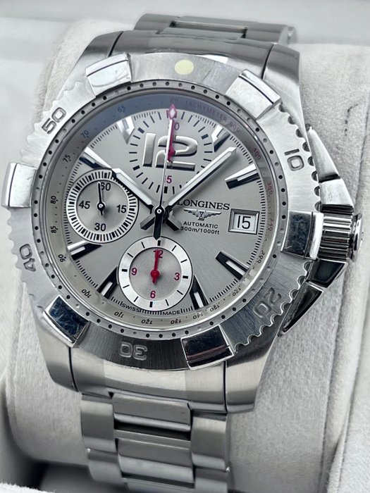 Longines - Hydroconquest Automatic Chronograph - - L3.651.4 - Mænd - 2011-nu