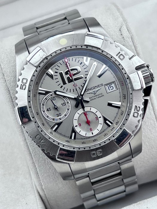 Longines - Hydroconquest Automatic Chronograph - - L3.651.4 - Mænd - 2011-nu