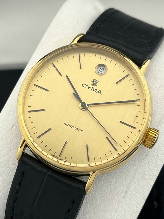 Cyma - Ingen mindstepris - Automatic Le Locle Dress Watch - Gold Plated - Mænd - 1990-1999