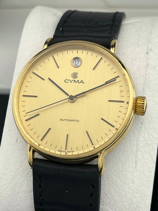 Cyma - Ingen mindstepris - Automatic Le Locle Dress Watch - Gold Plated - Mænd - 1990-1999