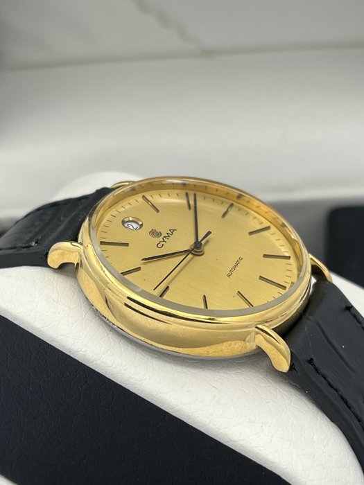 Cyma - Ingen mindstepris - Automatic Le Locle Dress Watch - Gold Plated - Mænd - 1990-1999