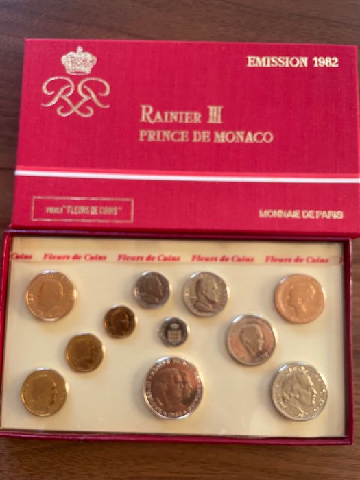 Monaco Coffret FDC 1982  (Ingen mindstepris)