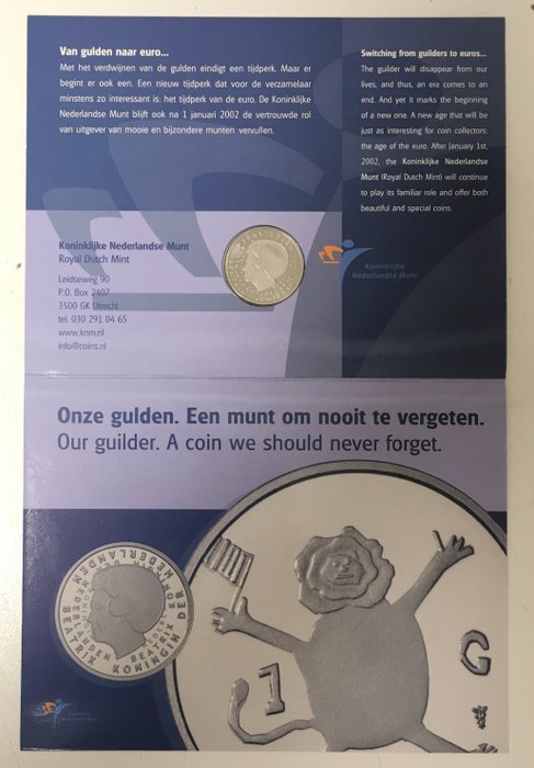 Holland. 2001 'Laatste Gulden' (10 stuks)  (Ingen mindstepris)