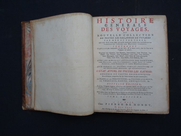 M. L'Abbé Prévost d'Exiles / J. van der Schley / J.N. Bellin - Histoire Générale des Voyages, Tome IX (Russia, Central Asia, China, Korea) - 1749-1749