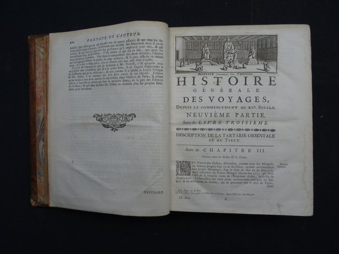 M. L'Abbé Prévost d'Exiles / J. van der Schley / J.N. Bellin - Histoire Générale des Voyages, Tome IX (Russia, Central Asia, China, Korea) - 1749-1749