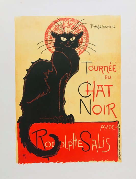 Théophile Alexandre Steinlen (1859-1923) - Tournée du Chat Noir - Lithographie