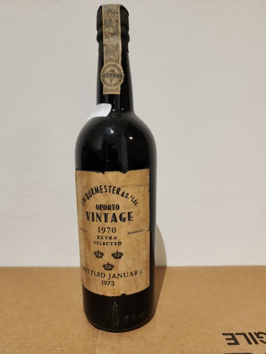 1970 Burmester, Extra Selected - Vintage Port - Flasket 1973 -  Porto  - 1 Flaske (0,75L)